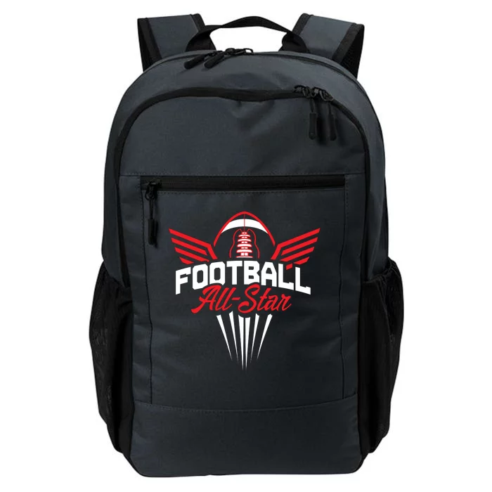 Football All-Star Team Jersey Logo Daily Commute Backpack