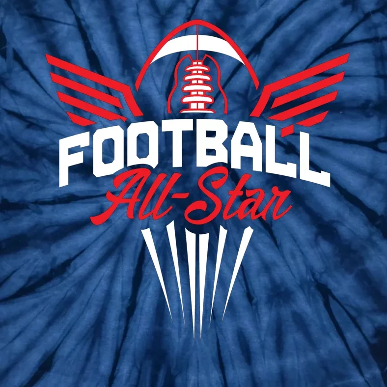 Football All-Star Team Jersey Logo Tie-Dye T-Shirt