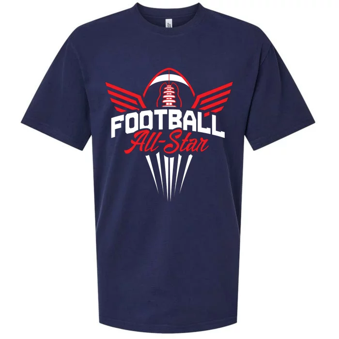 Football All-Star Team Jersey Logo Sueded Cloud Jersey T-Shirt