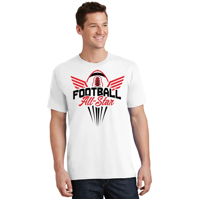 Football All-Star Team Jersey Logo T-Shirt | TeeShirtPalace