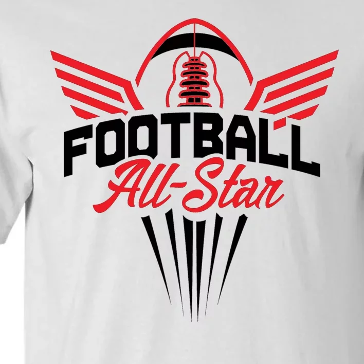 Football All-Star Team Jersey Logo Tall T-Shirt