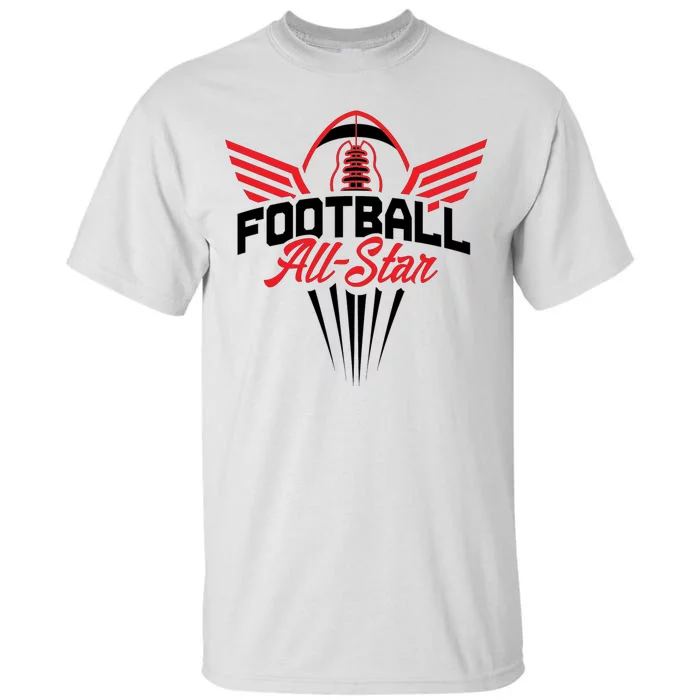 Football All-Star Team Jersey Logo Tall T-Shirt