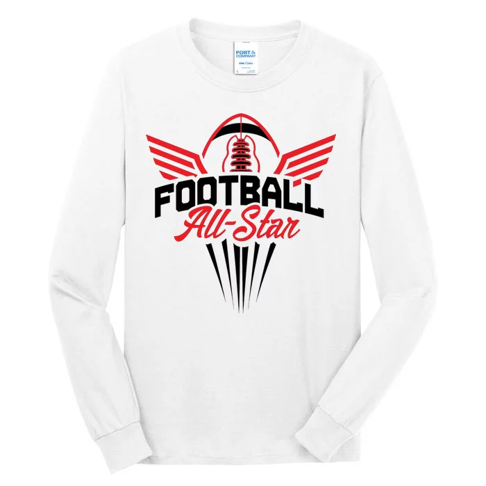 Football All-Star Team Jersey Logo Tall Long Sleeve T-Shirt