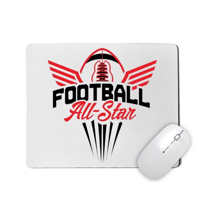 Football All-Star Team Jersey Logo Mousepad