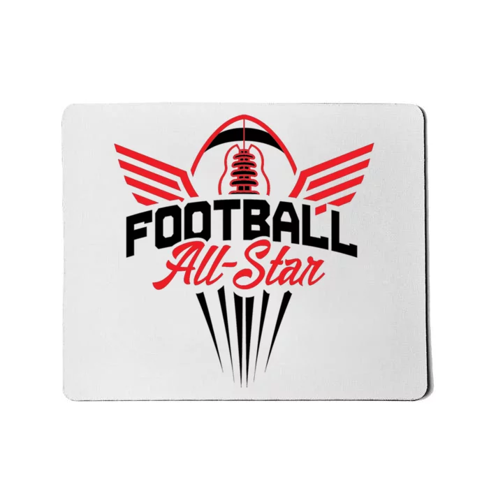 Football All-Star Team Jersey Logo Mousepad