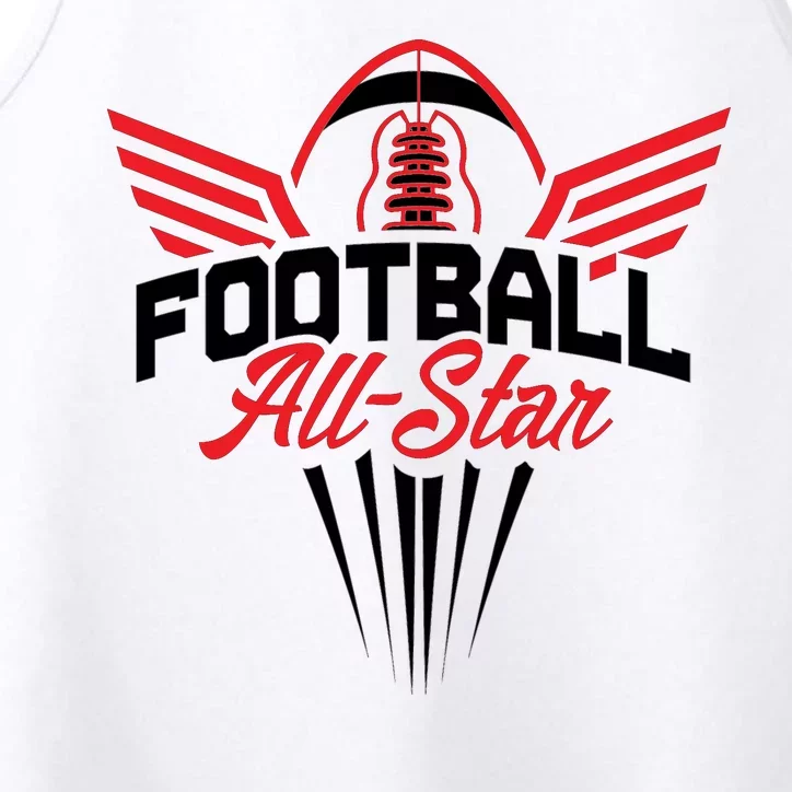 Football All-Star Team Jersey Logo Performance Tank