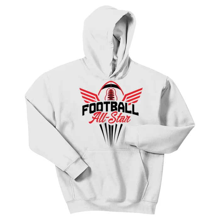 Football All-Star Team Jersey Logo Kids Hoodie