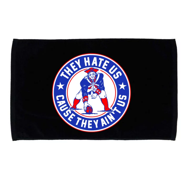 Football Champions They Hate Us Cause They Ain't US New England Microfiber Hand Towel