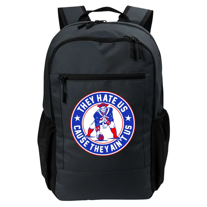 Football Champions They Hate Us Cause They Ain't US New England Daily Commute Backpack