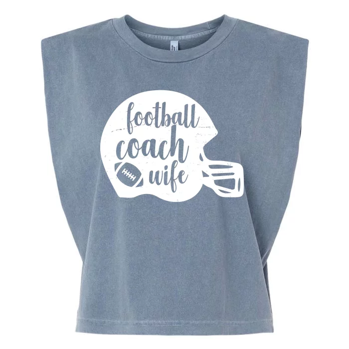 Football Coach Wife Garment-Dyed Women's Muscle Tee