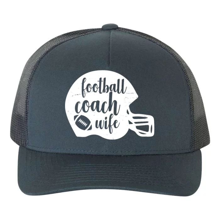 Football Coach Wife Yupoong Adult 5-Panel Trucker Hat