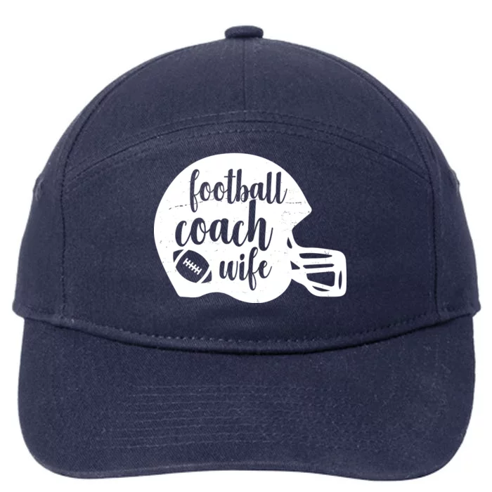 Football Coach Wife 7-Panel Snapback Hat