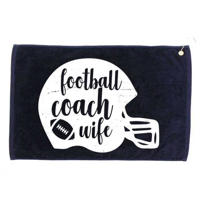 Football Coach Wife Grommeted Golf Towel