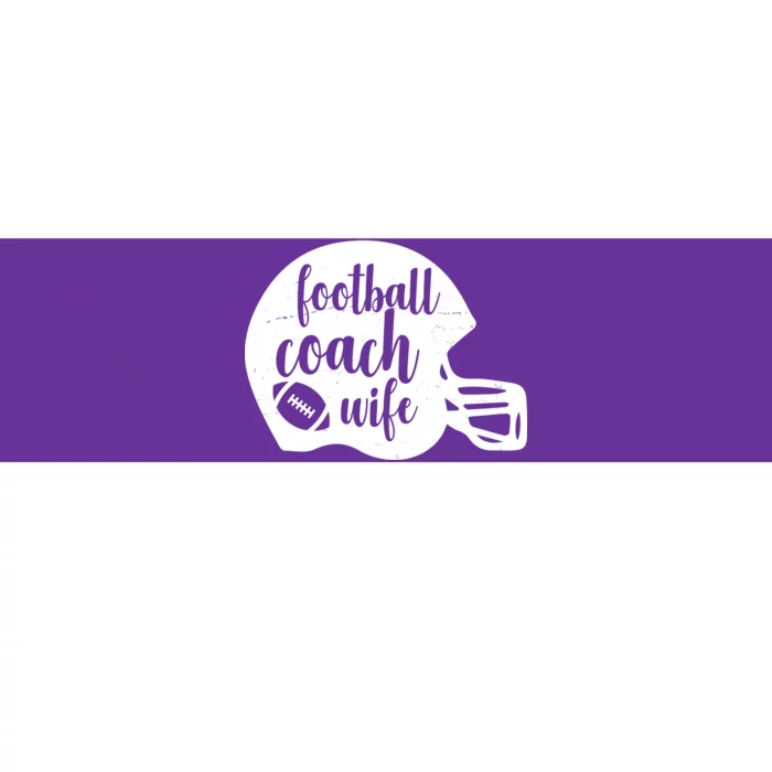 Football Coach Wife Bumper Sticker