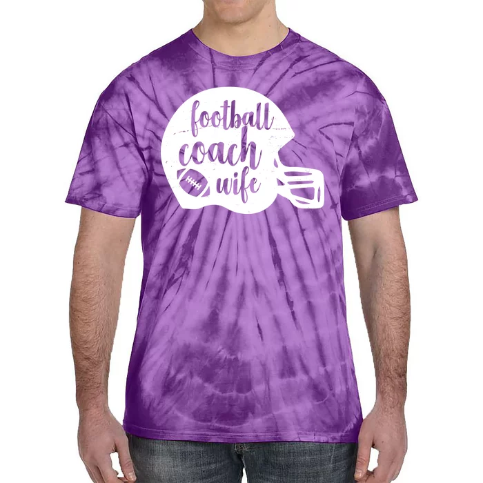 Football Coach Wife Tie-Dye T-Shirt