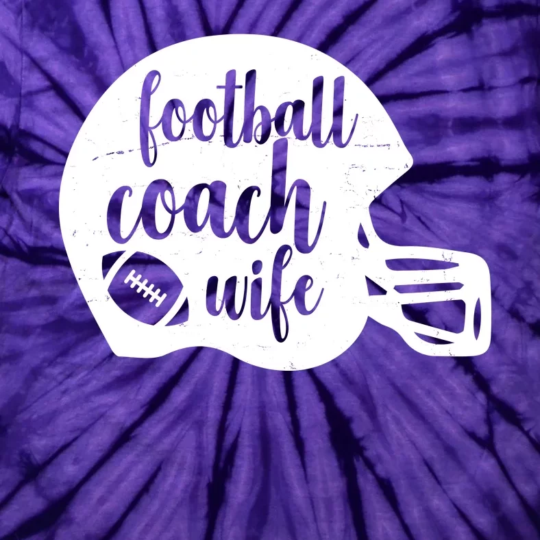 Football Coach Wife Tie-Dye T-Shirt