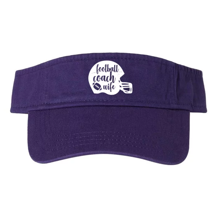 Football Coach Wife Valucap Bio-Washed Visor