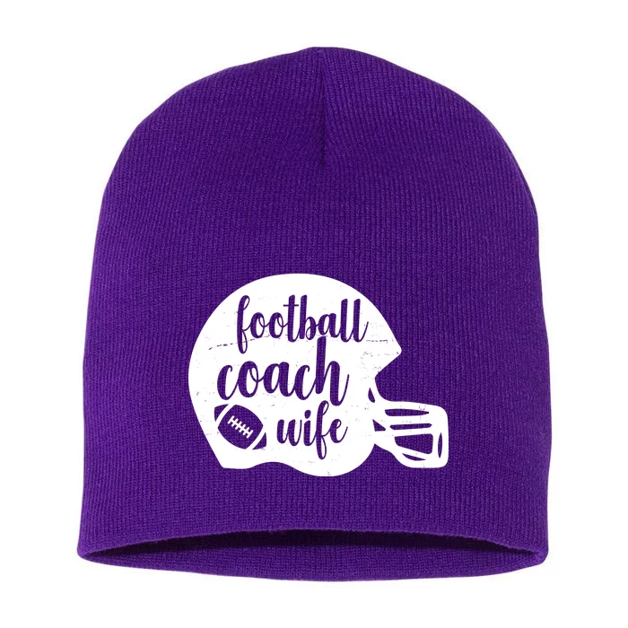 Football Coach Wife Short Acrylic Beanie