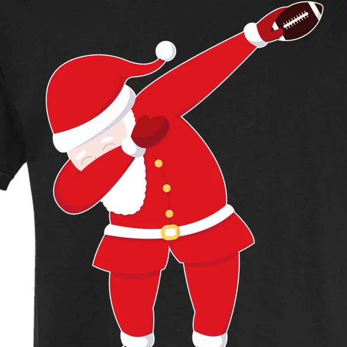 Football Dabbing Santa Garment-Dyed Heavyweight T-Shirt