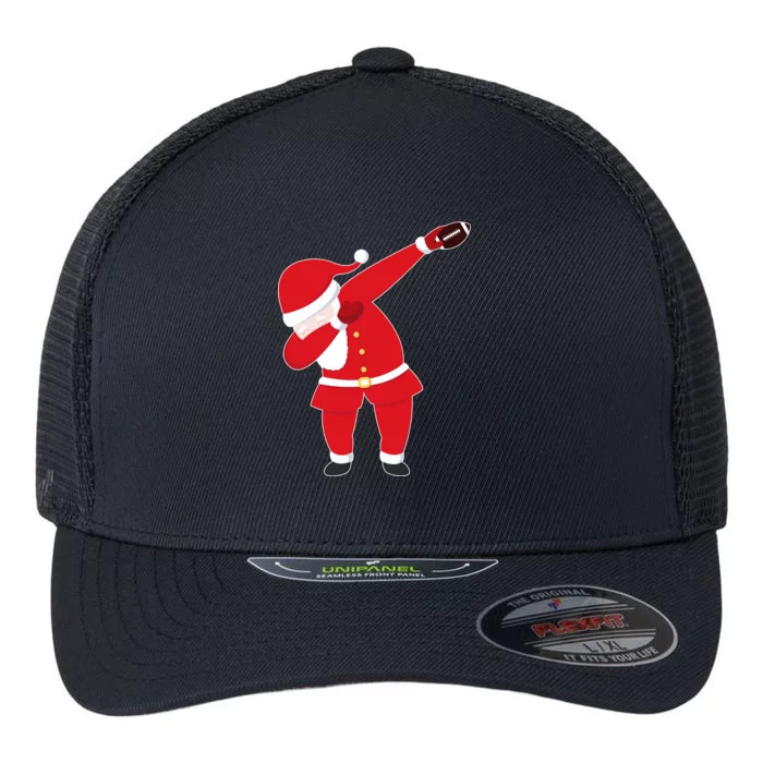 Football Dabbing Santa Flexfit Unipanel Trucker Cap