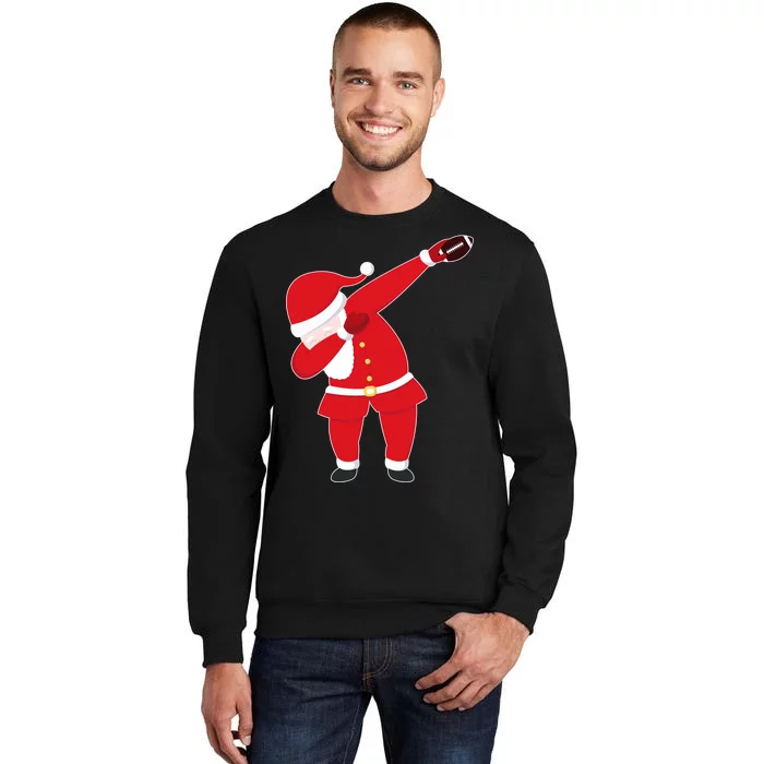 Football Dabbing Santa Sweatshirt