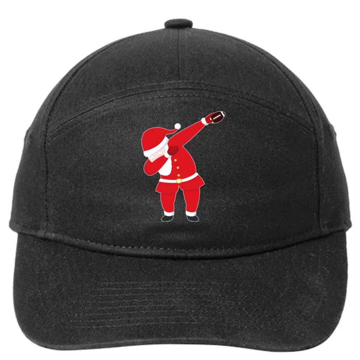 Football Dabbing Santa 7-Panel Snapback Hat