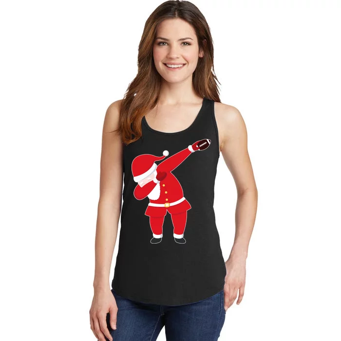 Football Dabbing Santa Ladies Essential Tank