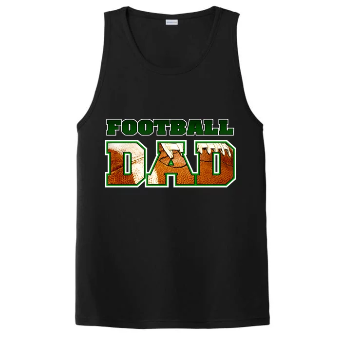 Football Dad Graphic Sports Performance Tank