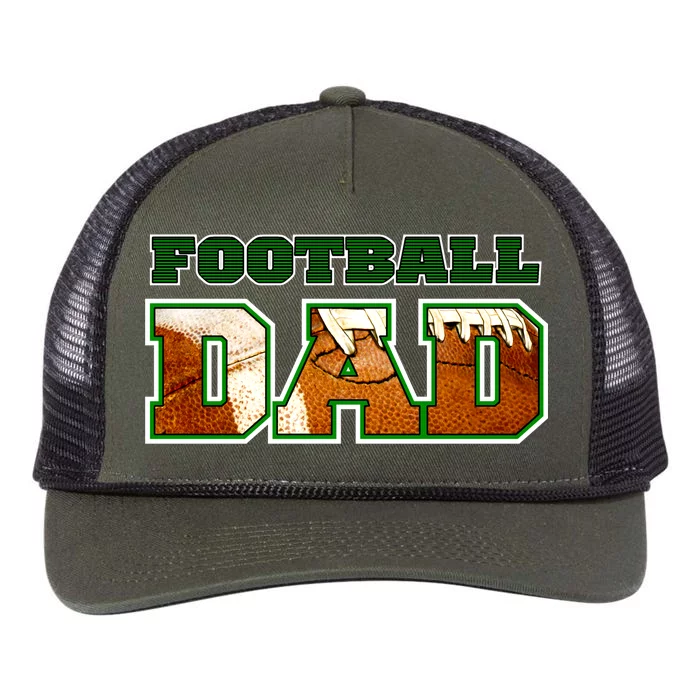 Football Dad Graphic Sports Retro Rope Trucker Hat Cap