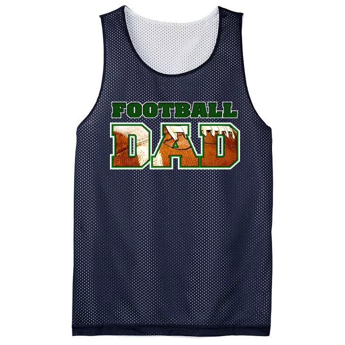 Football Dad Graphic Sports Mesh Reversible Basketball Jersey Tank