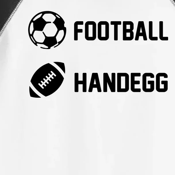 Football Handegg Soccer Toddler Fine Jersey T-Shirt