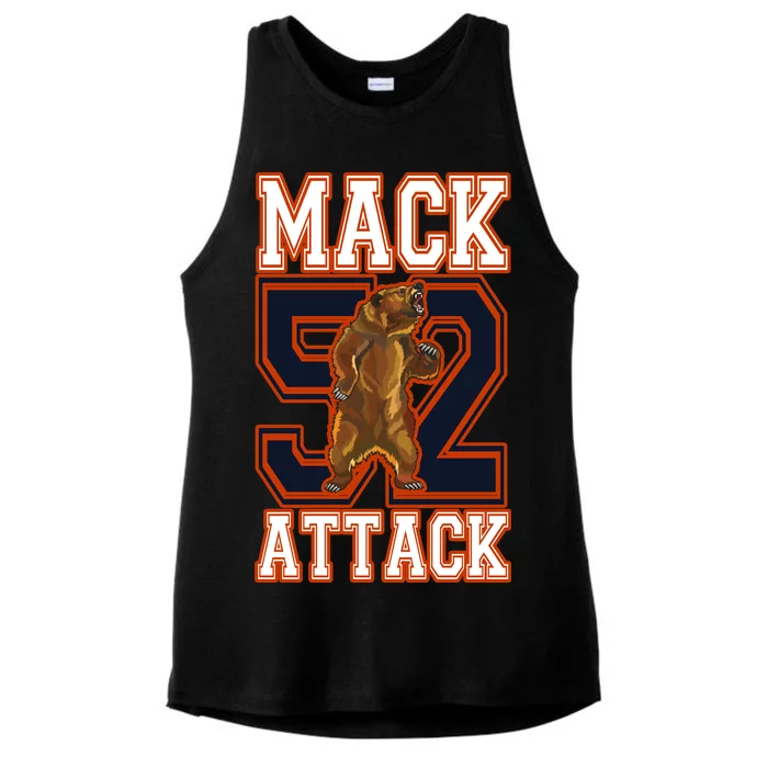 Football Mack Attack 52 Ladies Tri-Blend Wicking Tank