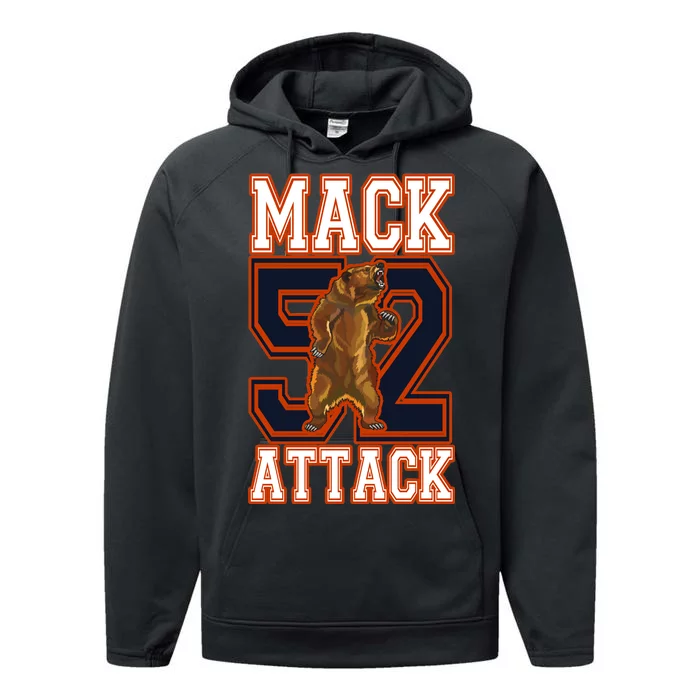 Football Mack Attack 52 Performance Fleece Hoodie