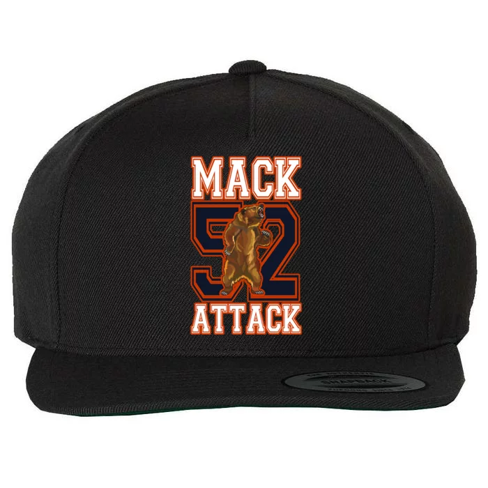 Football Mack Attack 52 Wool Snapback Cap