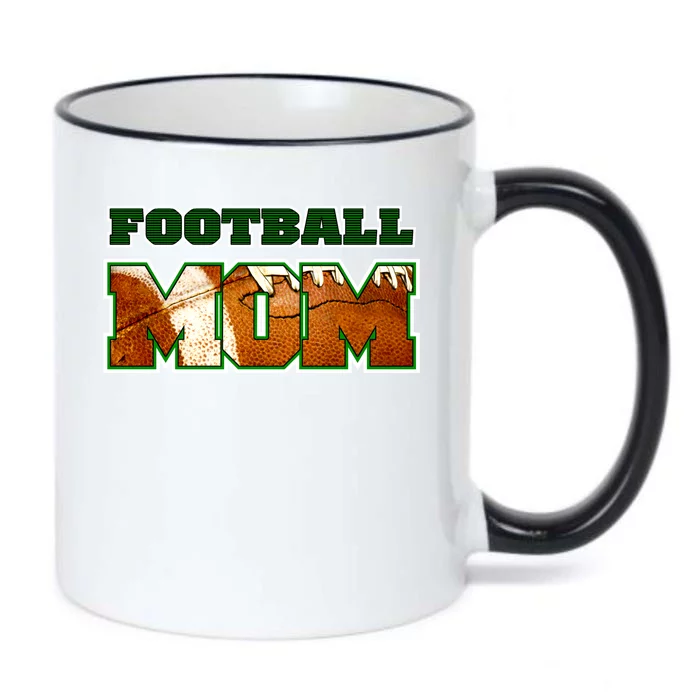 Football Mom Black Color Changing Mug