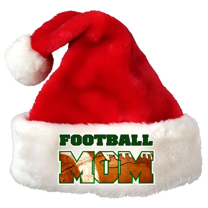 Football Mom Premium Christmas Santa Hat