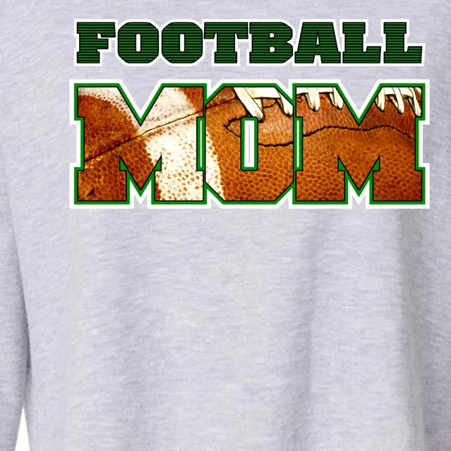 Football Mom Cropped Pullover Crew