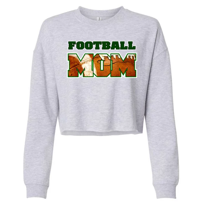 Football Mom Cropped Pullover Crew