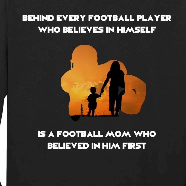 Football Mom Behind The Scenes Long Sleeve Shirt