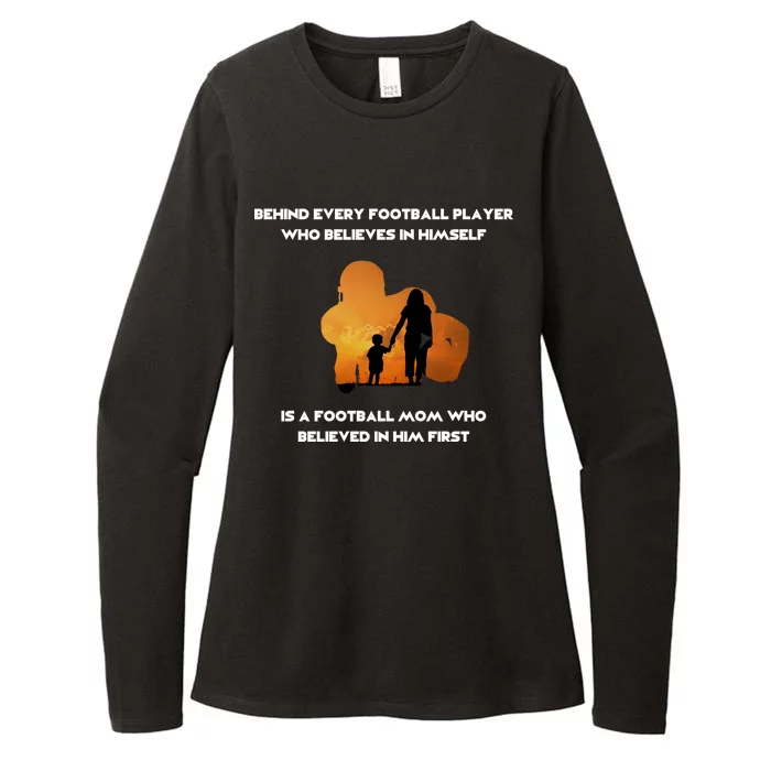 Football Mom Behind The Scenes Womens CVC Long Sleeve Shirt