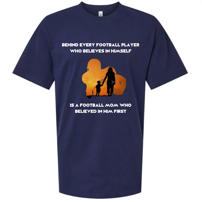 Football Mom Behind The Scenes Sueded Cloud Jersey T-Shirt