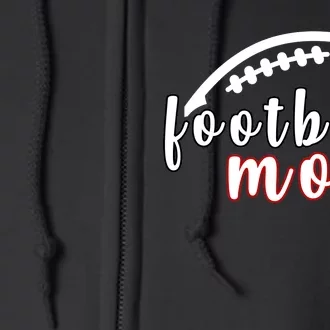 Football Mom Fan Full Zip Hoodie