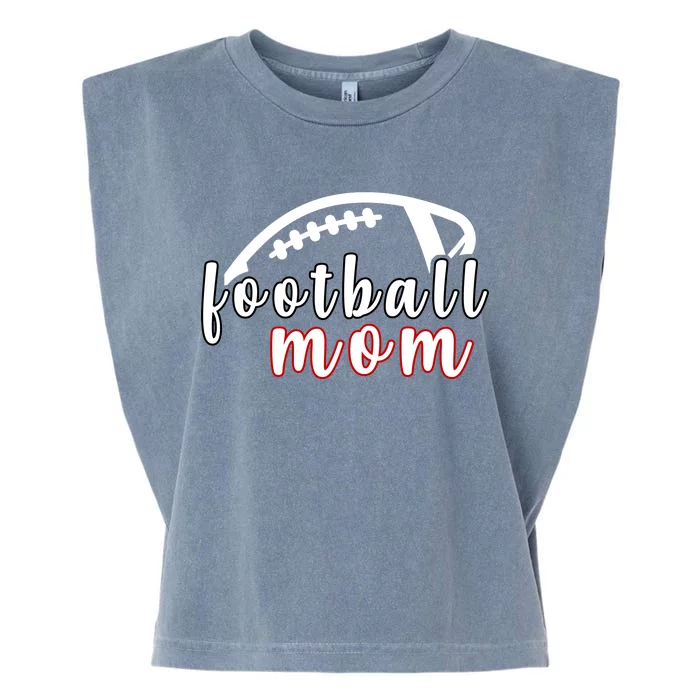 Football Mom Fan Garment-Dyed Women's Muscle Tee