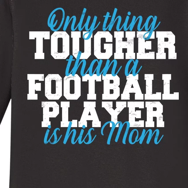 Football Player Tough Mom Baby Long Sleeve Bodysuit