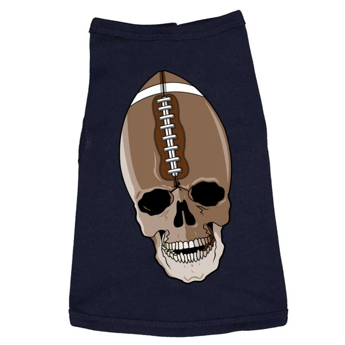 Football Skeleton Skull Doggie Tank