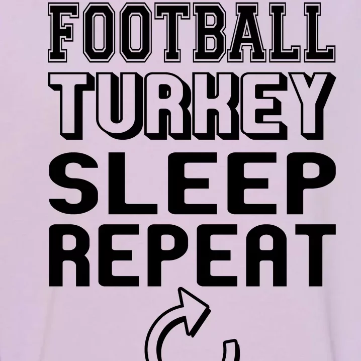 Football Turkey Sleep Repeat Garment-Dyed Sweatshirt