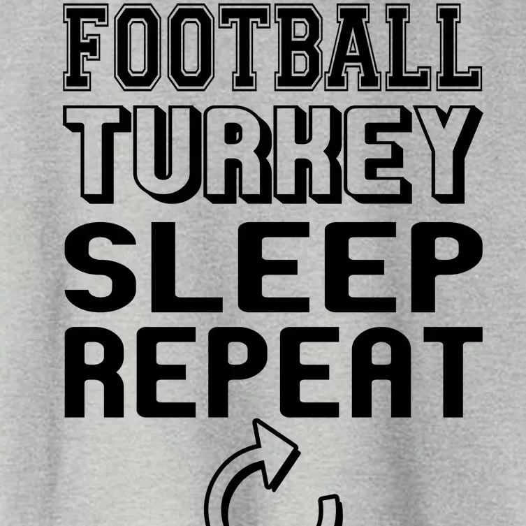 Football Turkey Sleep Repeat Women's Crop Top Tee