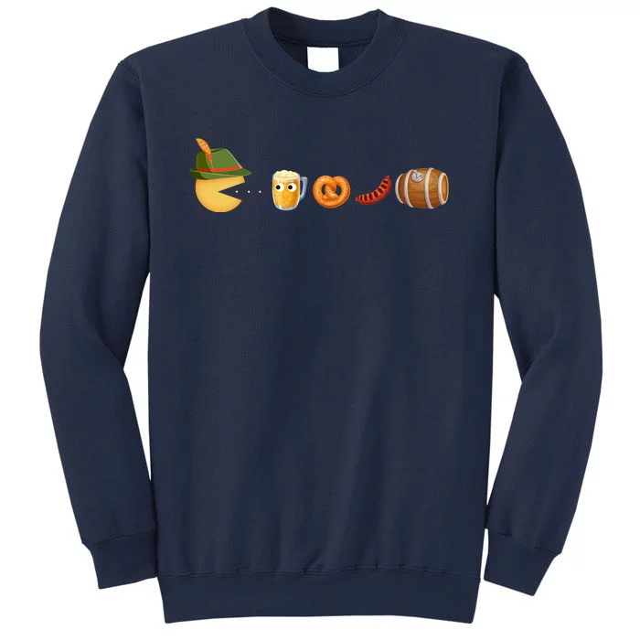 Funny Oktoberfest Pac Man Game Sweatshirt