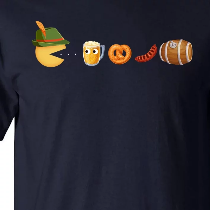 Funny Oktoberfest Pac Man Game Tall T-Shirt