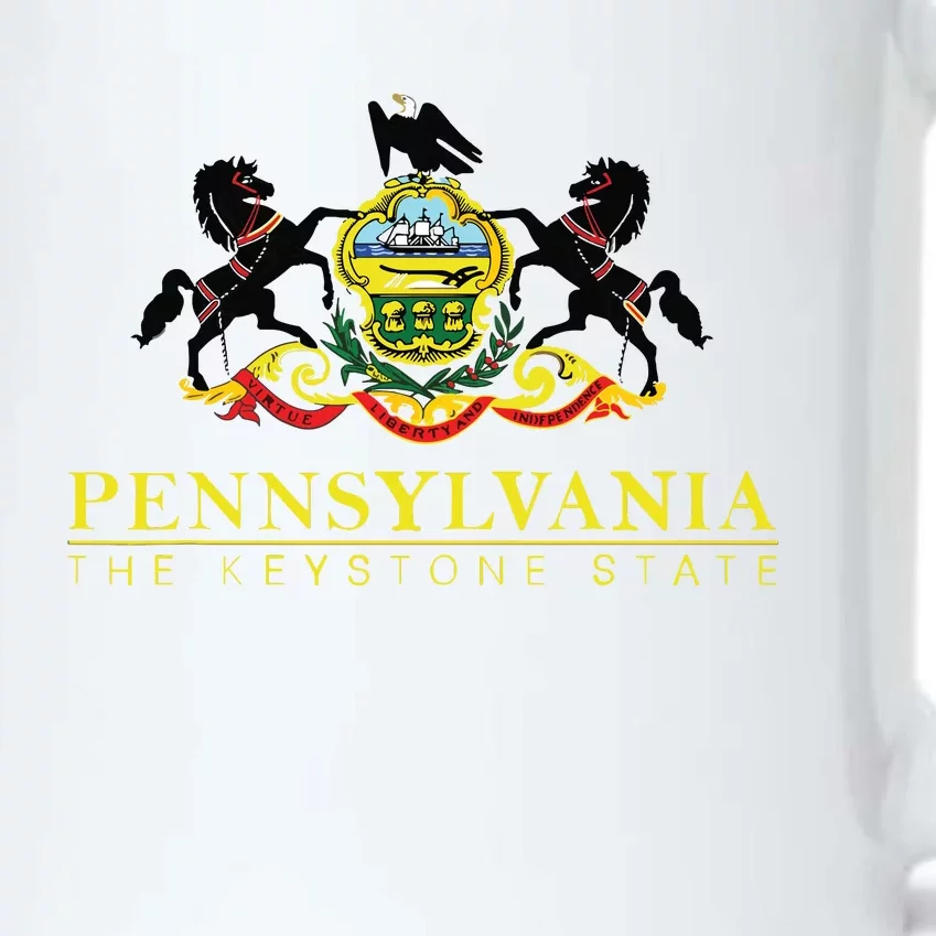 Flag Of Pennsylvania The Keystone State Philadelphia Black Color Changing Mug